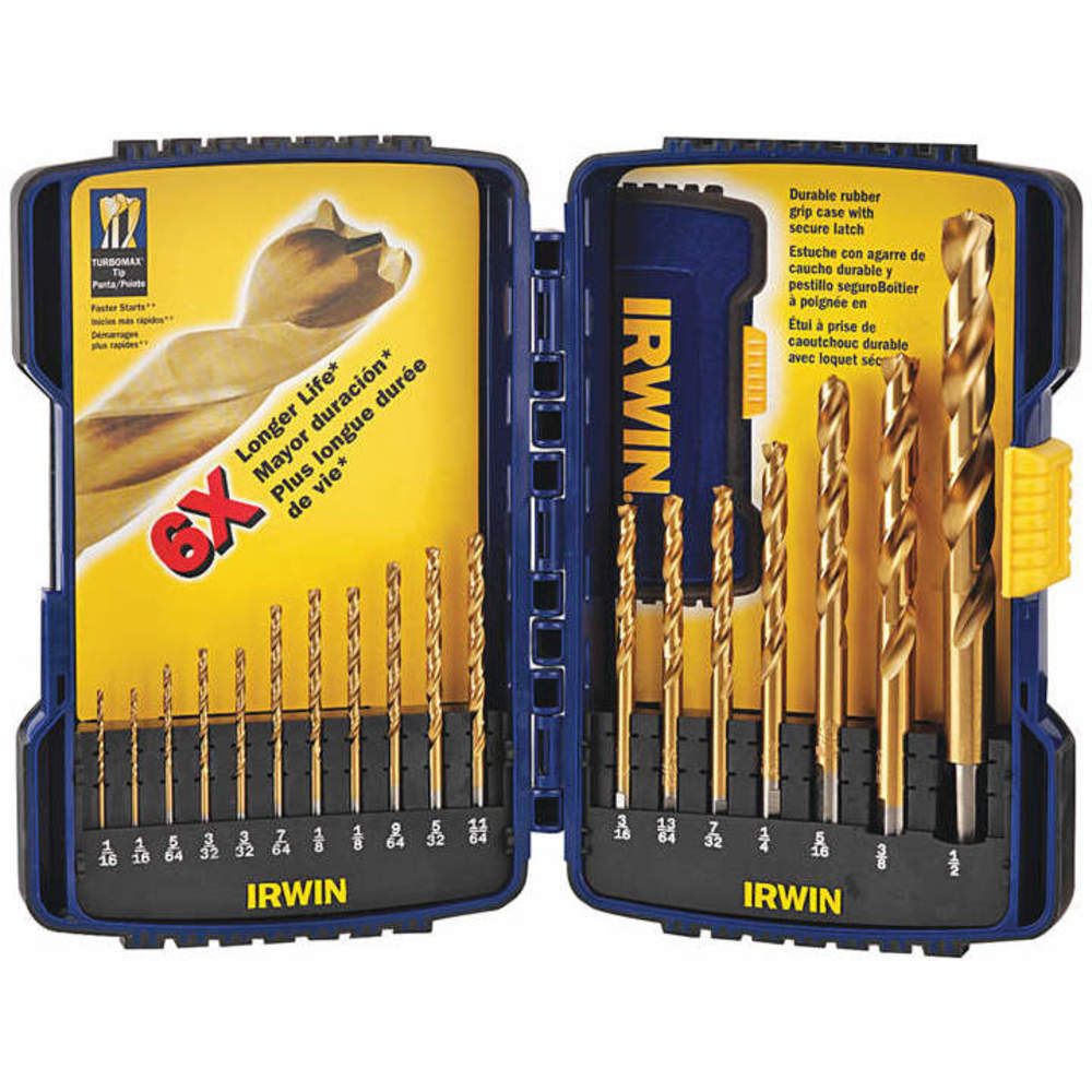 IRWIN INDUSTRIAL TOOLS Jobber Drill Bit Sets