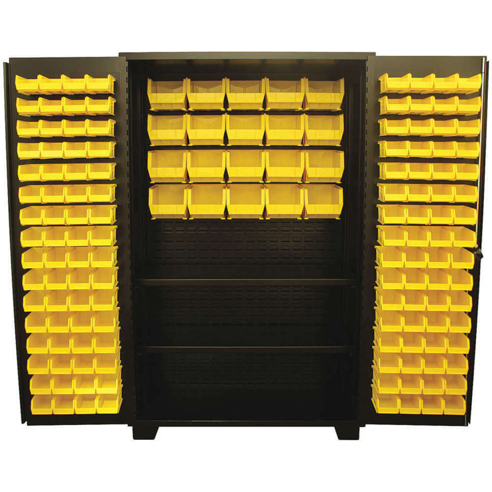 Bin Shelf Cabinet 78 x 48 x 24 With 148 Bins