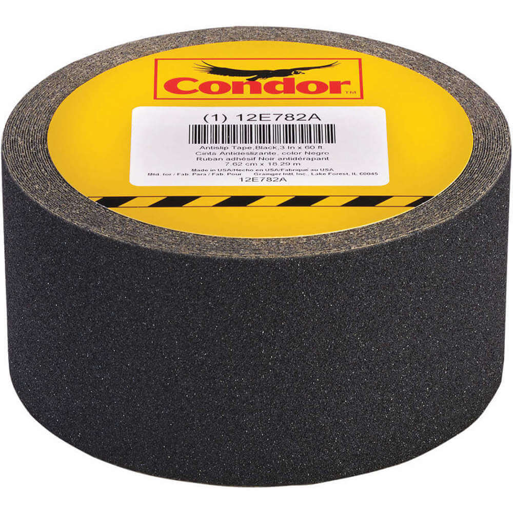 JESSUP MANUFACTURING 3100-3 Antislip Tape, Silicon Carbide, Size 3 Inch x 60 Feet, Black | AA4BUV 12E782