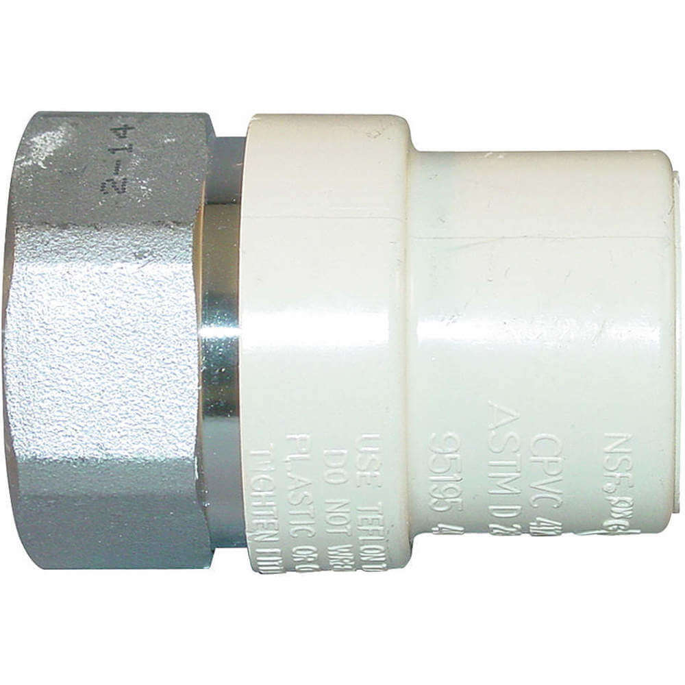 SPEARS VALVES TFS-0500 SS Transition Female Adapter, 1/2 Size, CPVC | AE6NQV 5UEC6 / TFS-0500 GR