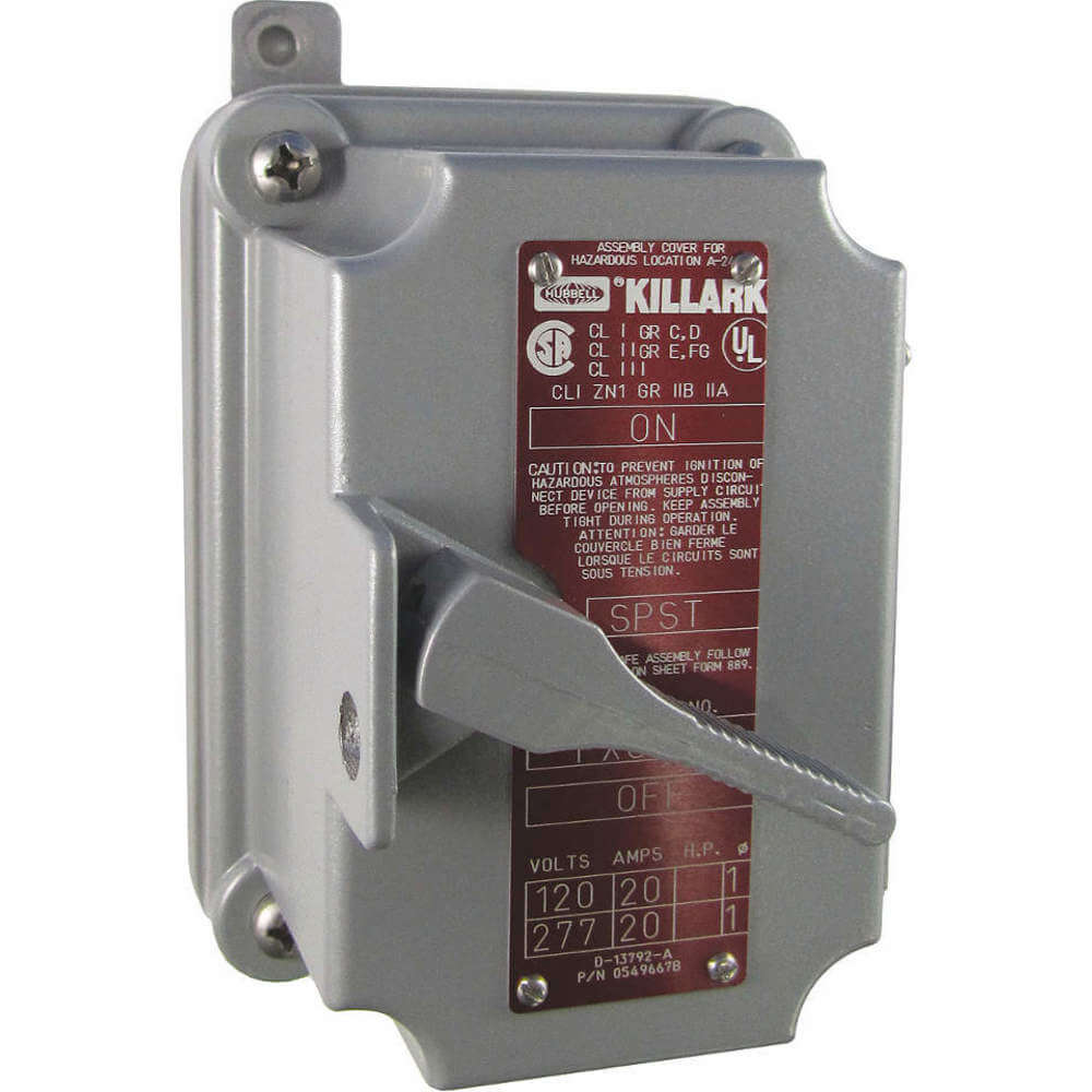 Manual Motor Switch Hazardous Location 600v 2 Pole