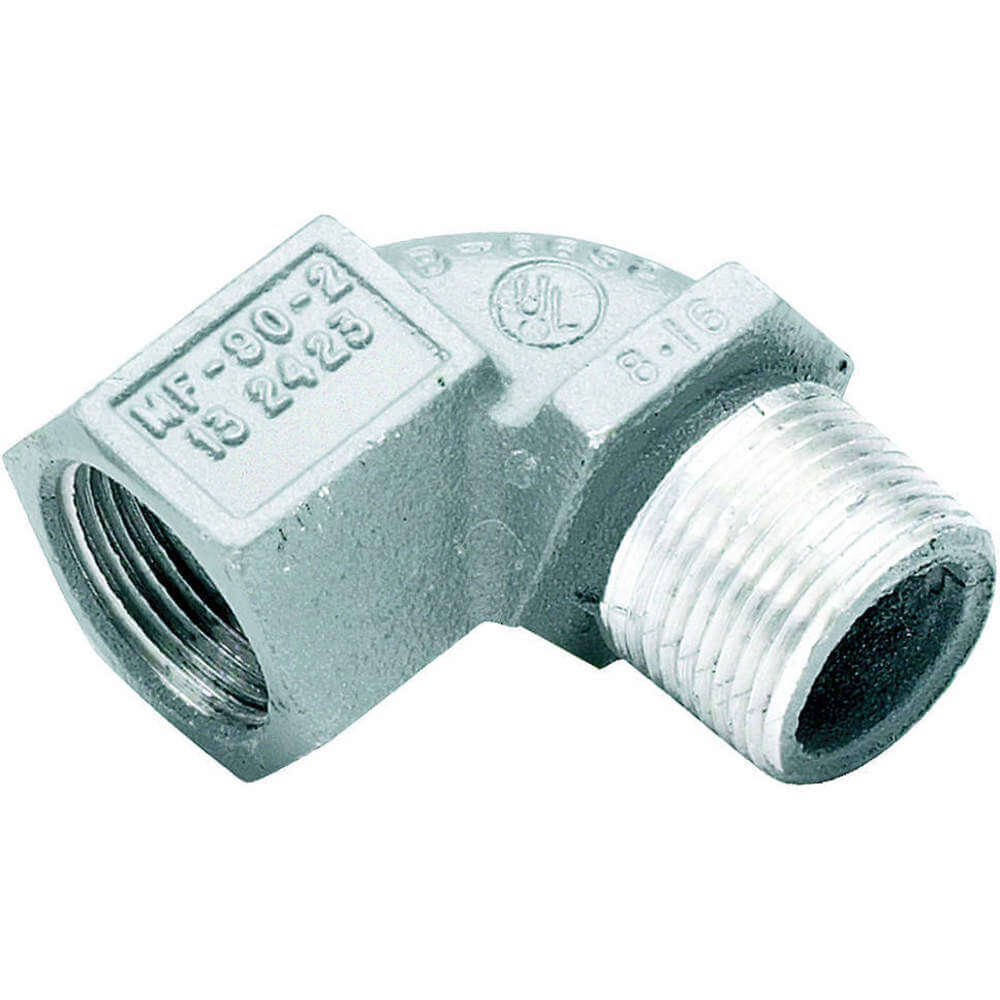 KILLARK MF-90-1WW Male To Female 90 Degree Elbow Hazardous Location 1/2 Inch Aluminium | AA2JZP 10N053