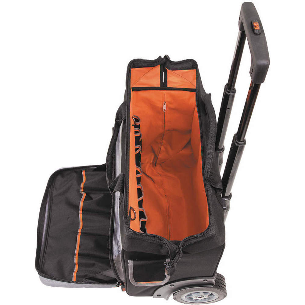 Rolling Tool Bag, 24 Pocket, 19 x 12-1/2 Inch Size