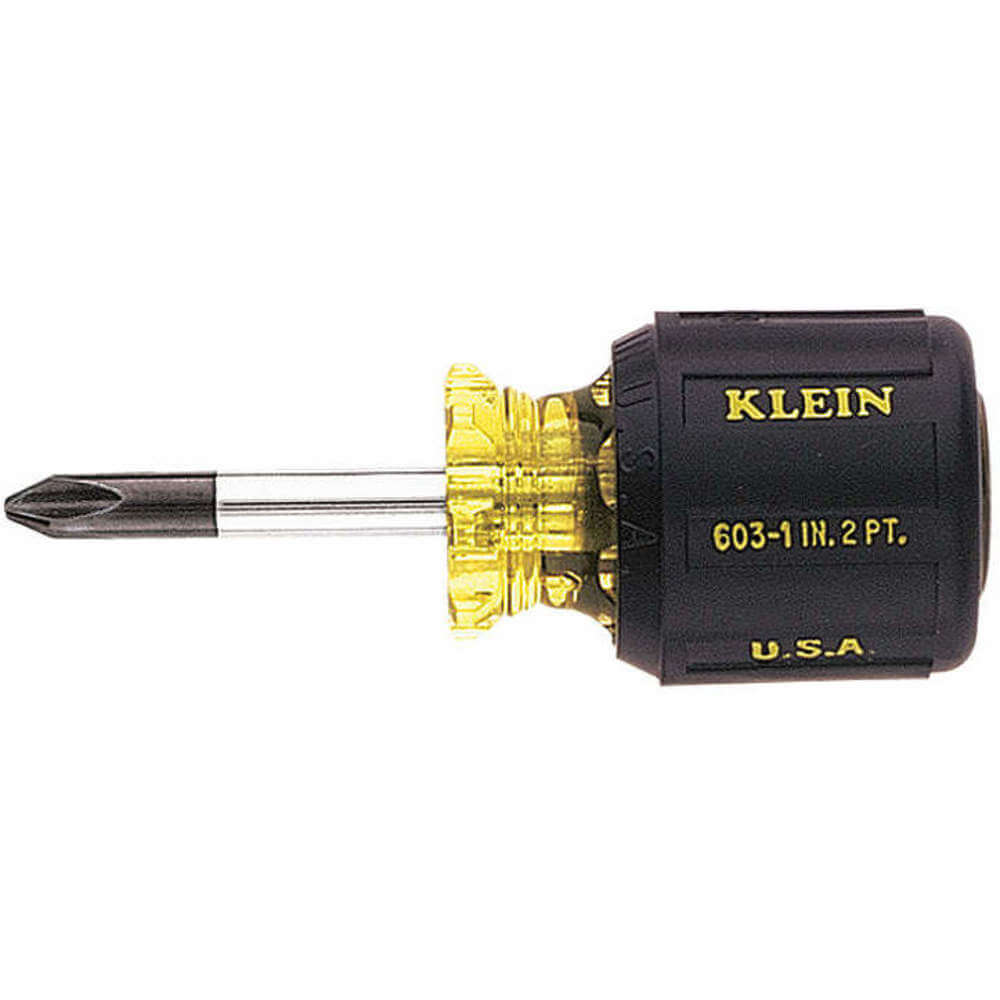 KLEIN TOOLS 603-1 Screwdriver Phillips, Cushion, Size #2 x 1-1/2 Inch | AB9JEY 2DGV5 / 85032-5