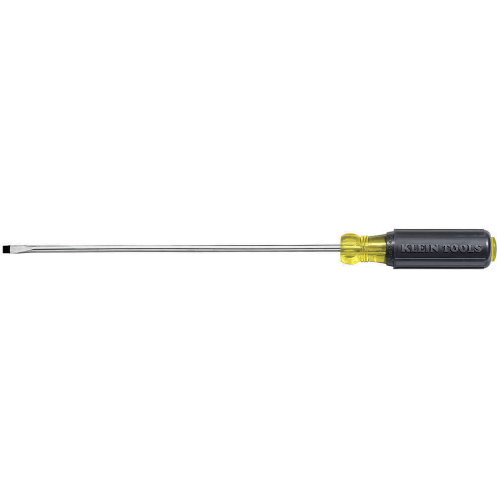 KLEIN TOOLS 608-10 Screwdriver, Slotted, Cushion, Size 1/8 x 10 Inch | AB9HZW 2DFY4 / 85470-5