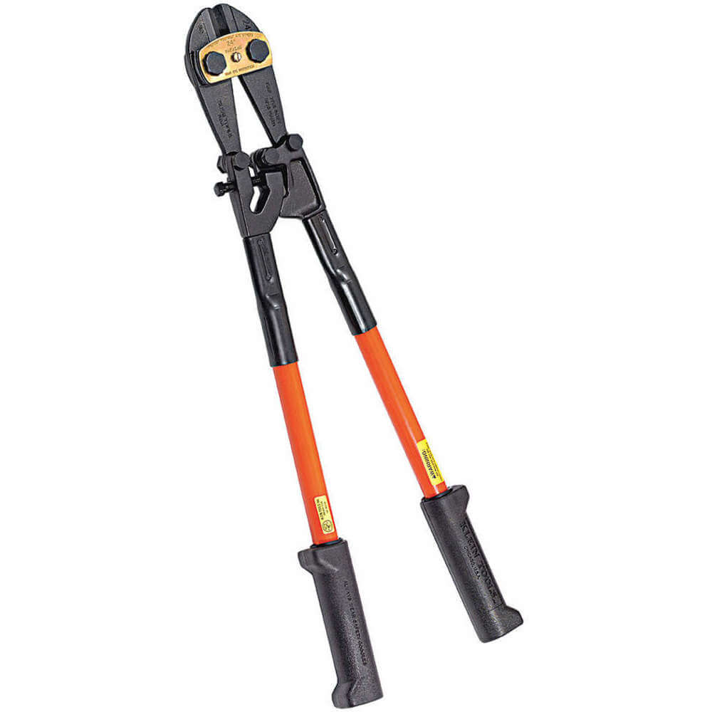 Bolt Cutter, Length 24 Inch, Steel Handles