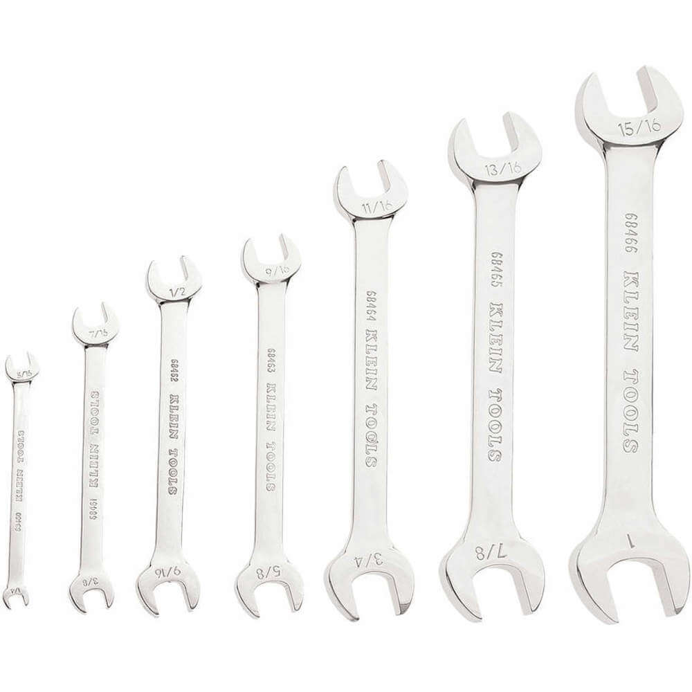 Open End Wrench Set, 7 Piece