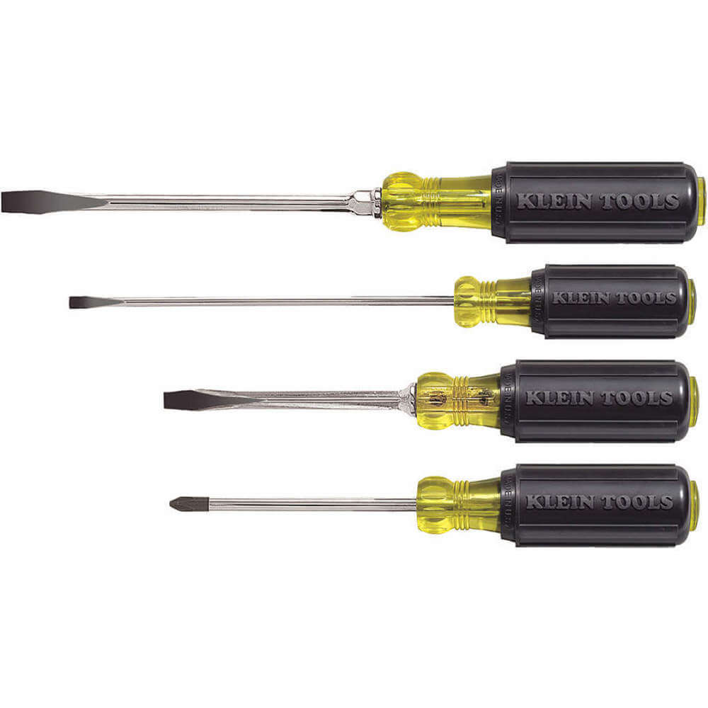 Screwdriver Set, Cushion Grip, 4 Piece