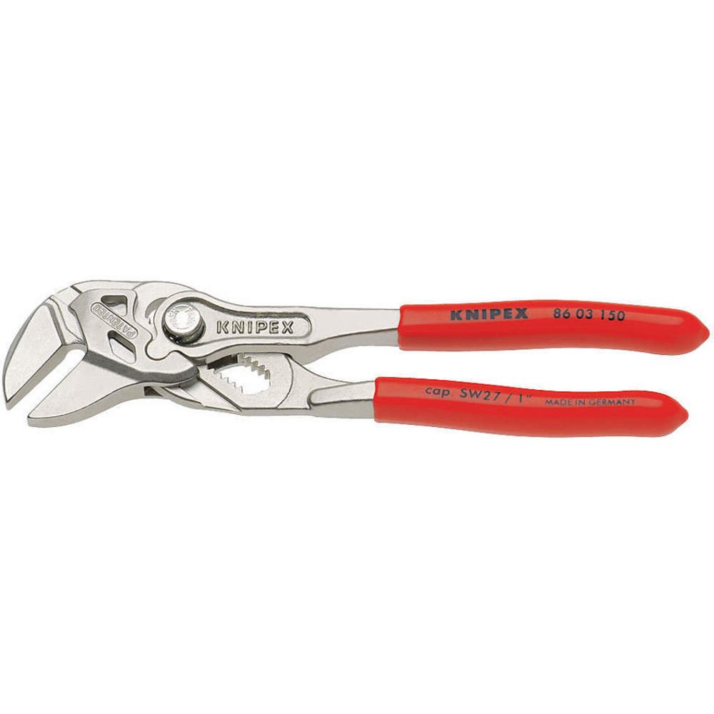 KNIPEX 86 03 150 Pliers Wrench 6 Inch 1 Inch Cap | AE3QNE 5ETP3