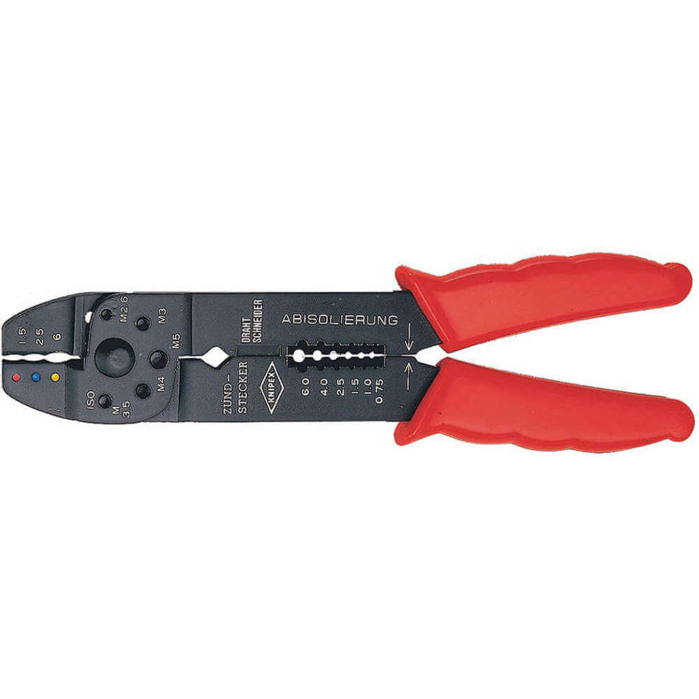 KNIPEX 97 21 215 Insulated Crimper 10-18 Awg 9-1/4 Inch Length | AA2MWC 10U154