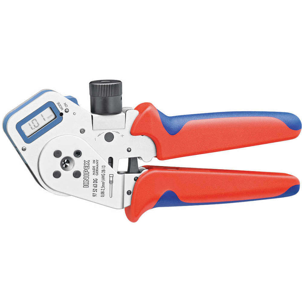KNIPEX 97 52 63 DG Digital Crimper 28-13 Awg 7-1/4 Inch Length | AA2MWV 10U172