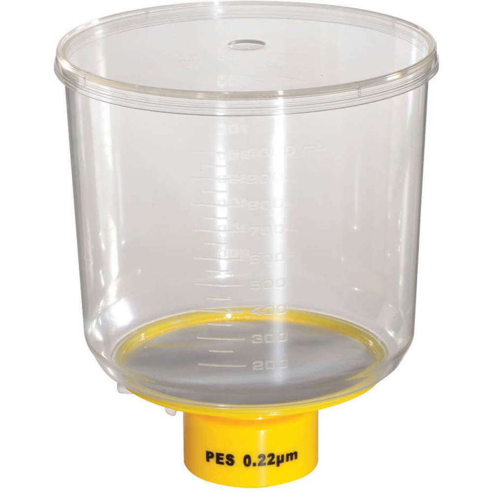 LAB SAFETY SUPPLY 229718 1000ml Bottletop Filter 0.22um 90mm - Pack Of 24 | AA3JAA 11L841