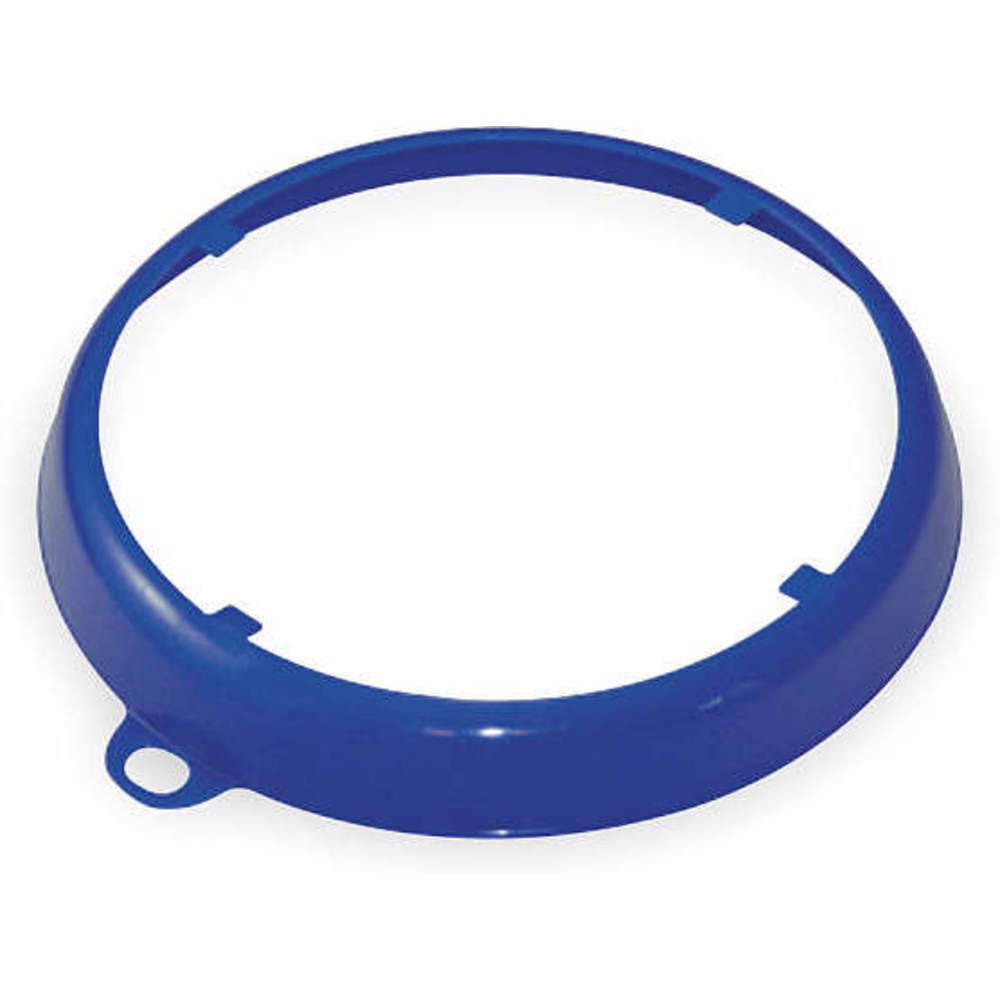Color Coded Drum Ring, Gloss Finish, 0.9 x 6.9 Inch Size, Blue