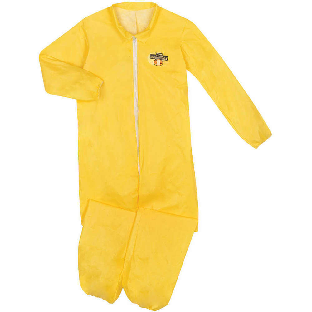 LAKELAND PBLC5417-MD Collared Chemmax (r) 1 Yellow Elastic M | AE8NFT 6EHG4