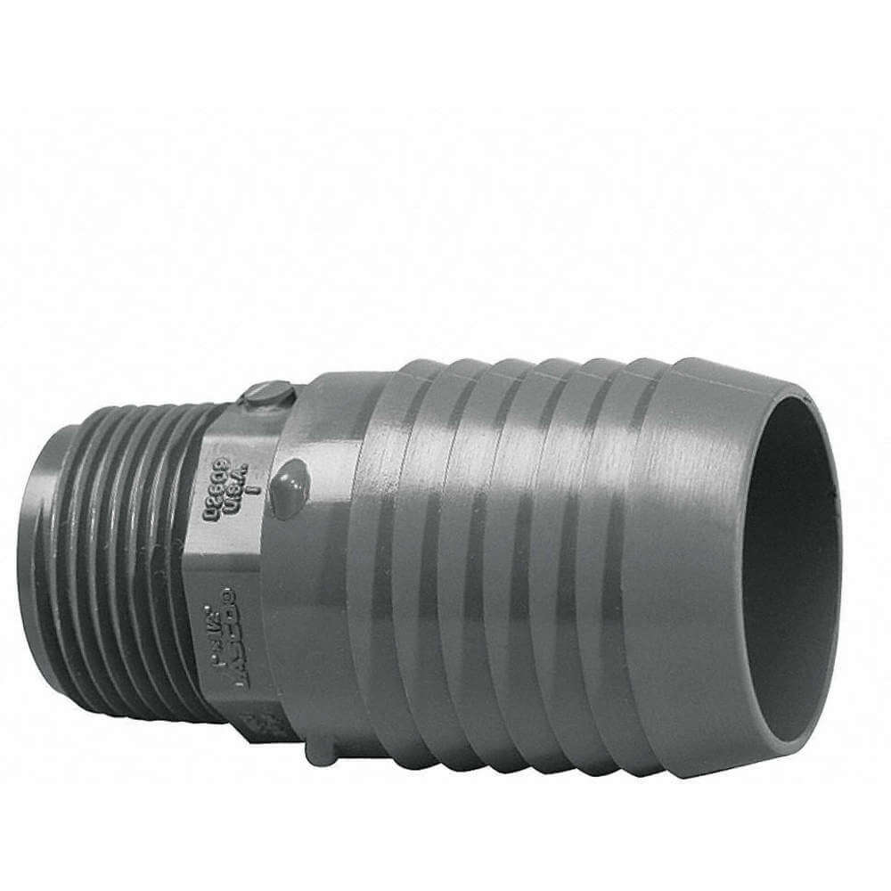 LASCO 1436074 Red Male Adapter Insert x Mnpt 1/2 Inch Pvc | AF7QMP 22FN89