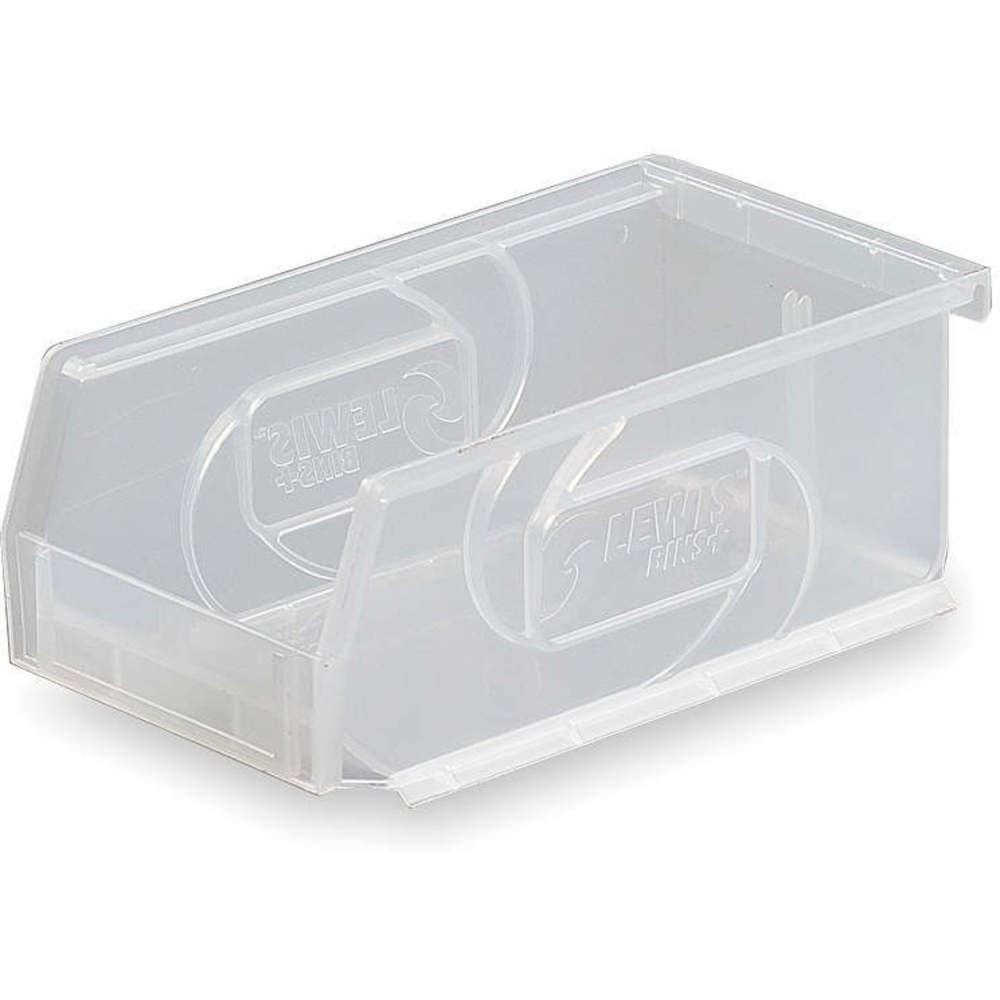 Hang And Stack Bin 7-3/8 Inch Length Clear