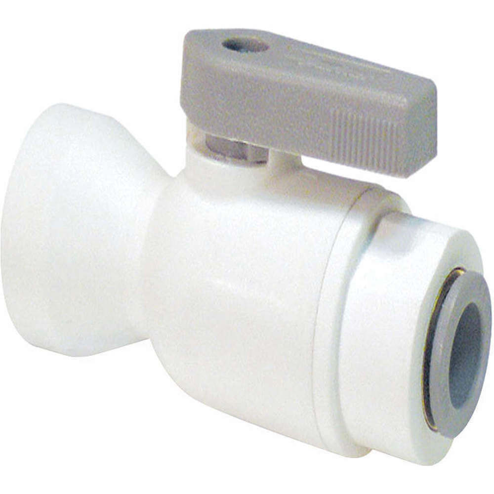 PARKER LFPP4VFC2 Ball Valve, 1/4 Inch Outside Diameter, Polypropylene, Connector | AE6QMW 5UMY1
