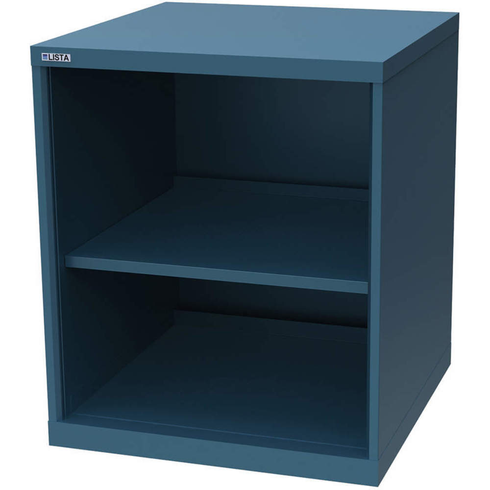 Open Shelf Cabinet 2 Shelf Classic Blue