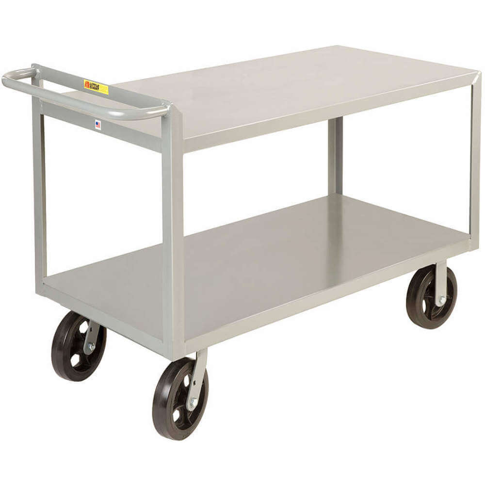 LITTLE GIANT G-2436-8MRFL Utility Cart Steel 36l x 24w 2400 Lb. | AA7MGC 16D362