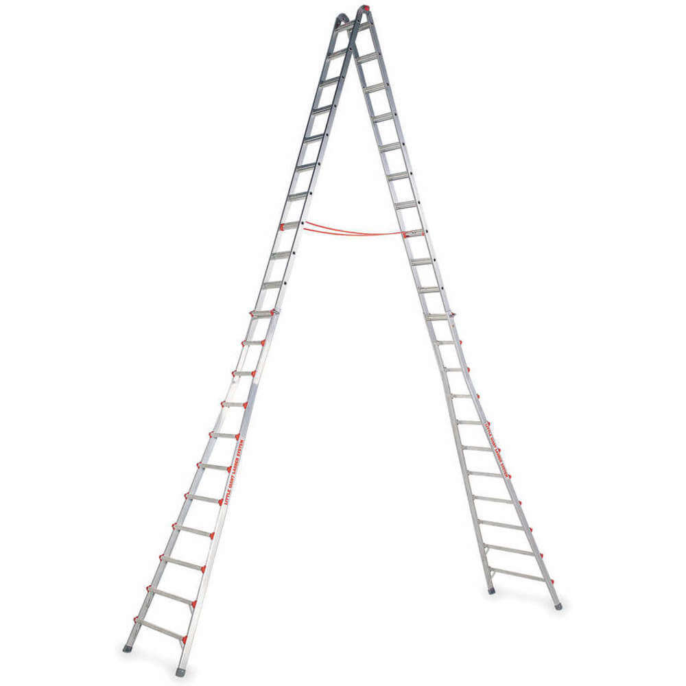 Double Sided Stepladder Aluminium 8-5ft Height 300 Lb Capacity