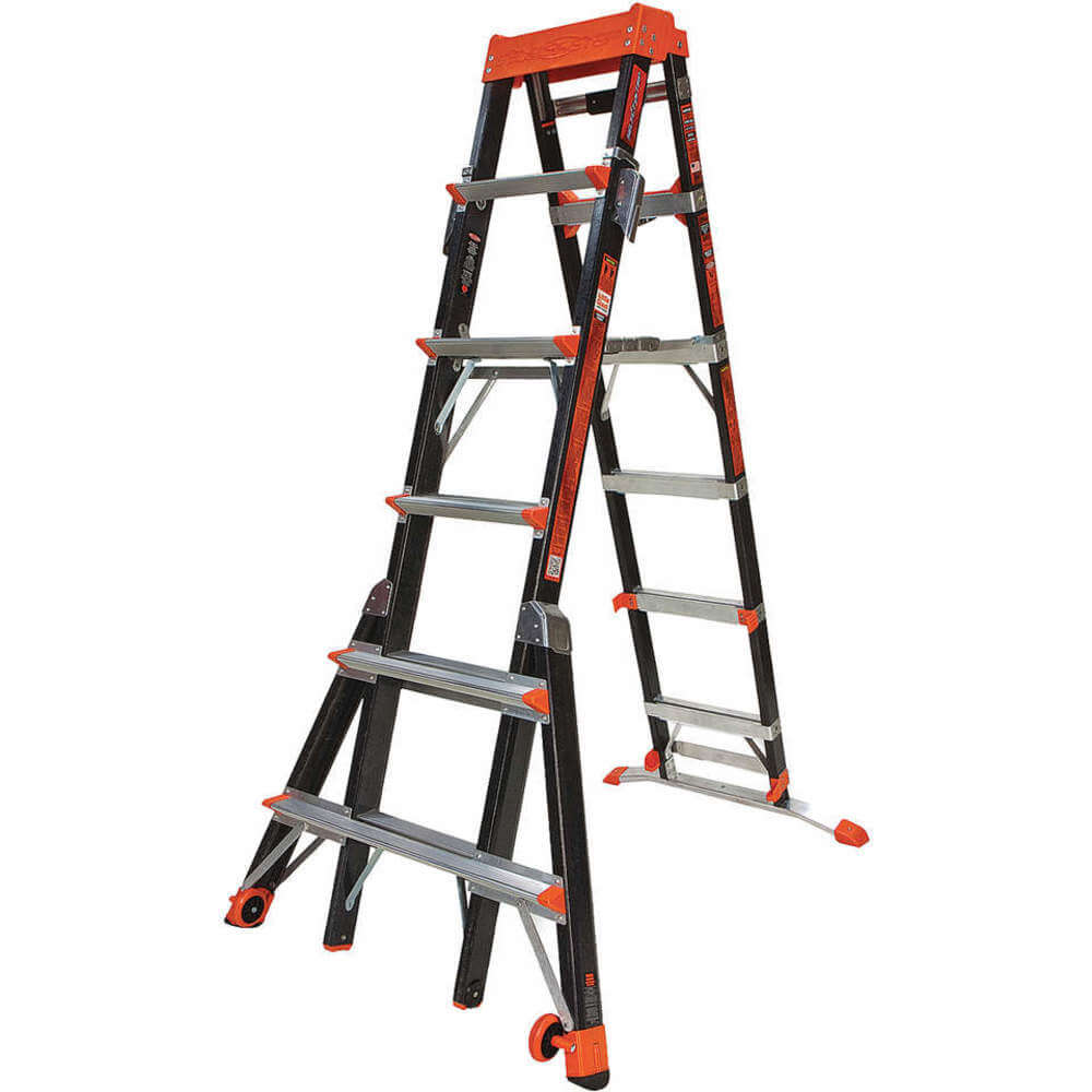 Adjustable Platform Ladder Iaa Fiberglas