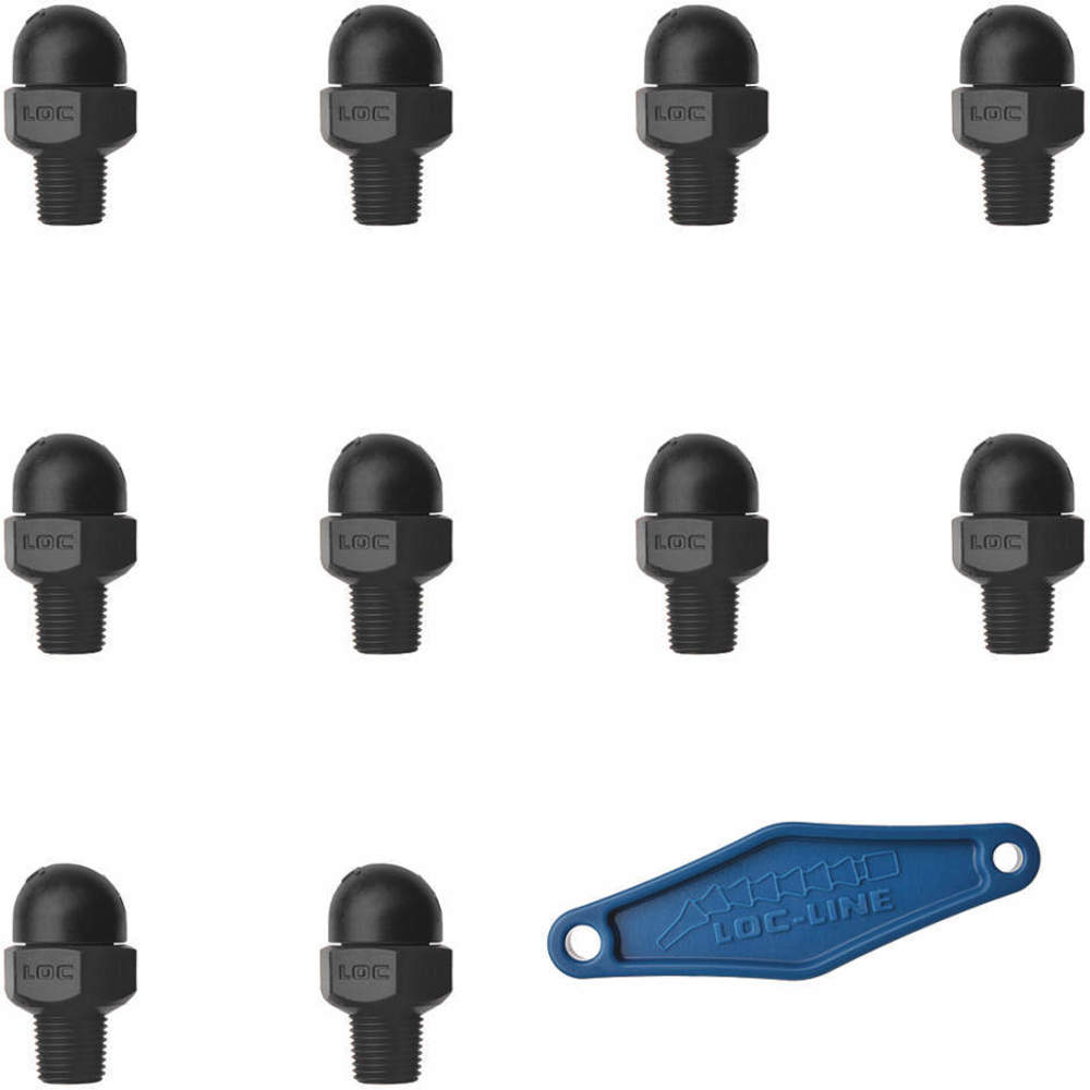 LOC-LINE 79010-BLK Nozzle CT Style 0.062 Inch Diameter PK10 | AH7PRX 36XM89