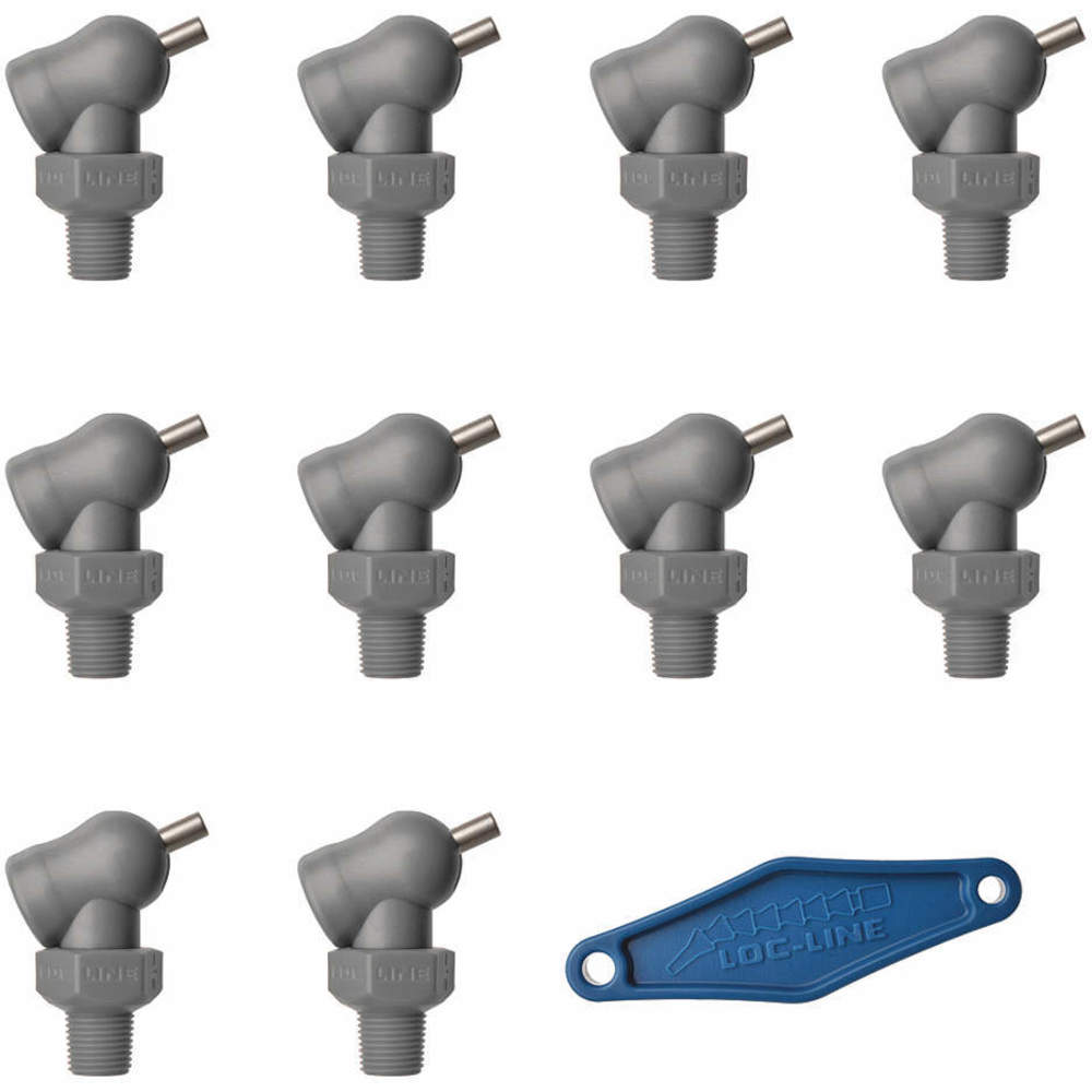 LOC-LINE 79041-G Nozzle XR Style 0.062 Inch Diameter PK10 | AH7PVD 36XN42