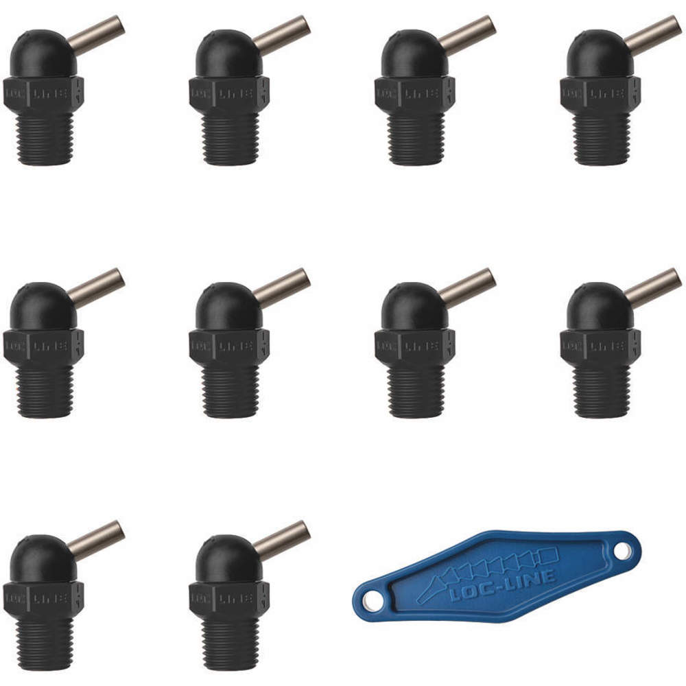 LOC-LINE 79062-BLK Nozzle CT Style 0.062 Inch Diameter PK10 | AH7PXH 36XN92