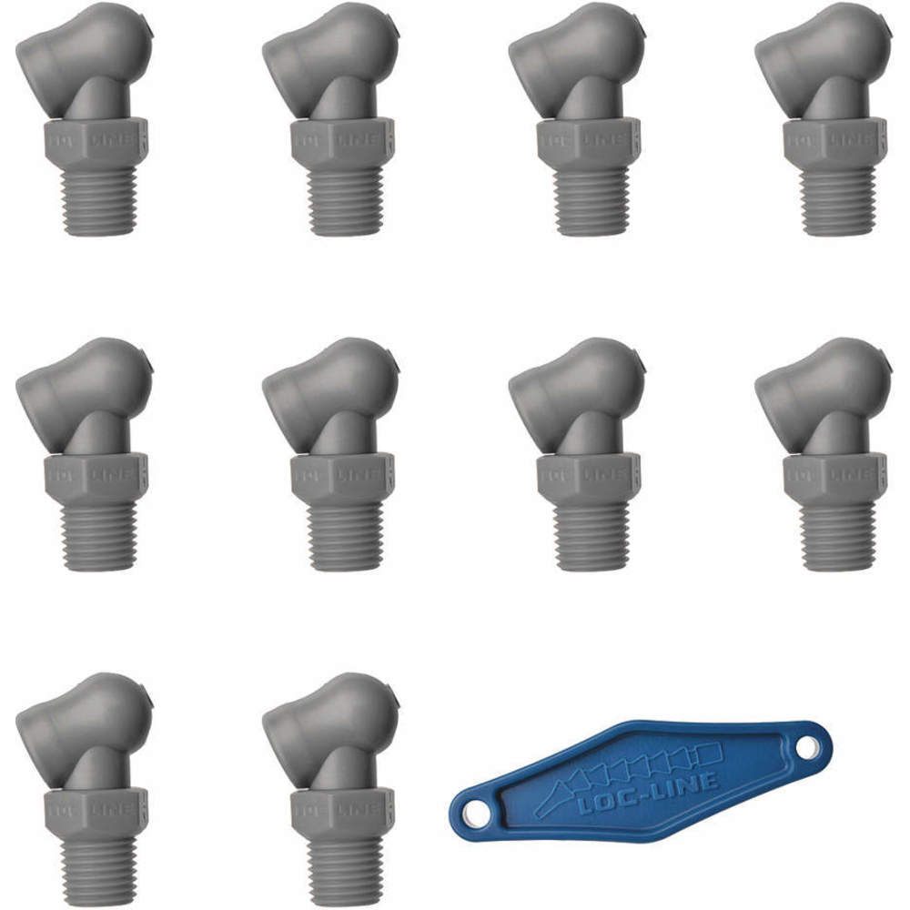 LOC-LINE 79080-G Nozzle XR Style 0.062 Inch Diameter PK10 | AH7PZE 36XP36