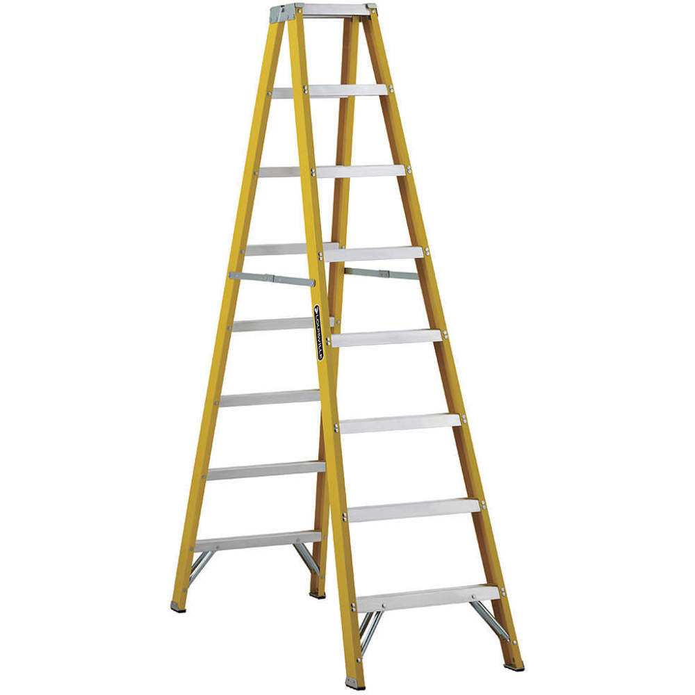 Twin Front Ladder Fiberglass 8 Feet 250 Lb.