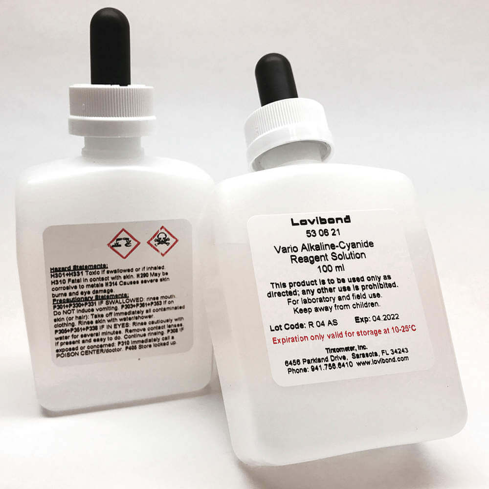 LOVIBOND 530621 Alkaline-cyanide Reagent Solution | AA6ZPL 15F983