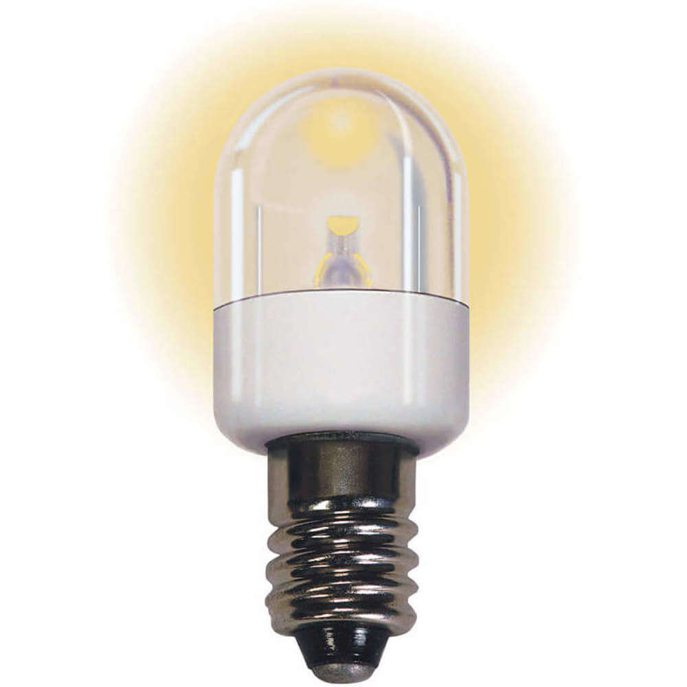 Compact LED Bulb, Candelabra Screw E12, T6, 30 mA, 220 Vac, 0.72 Watt, 3000 K, White