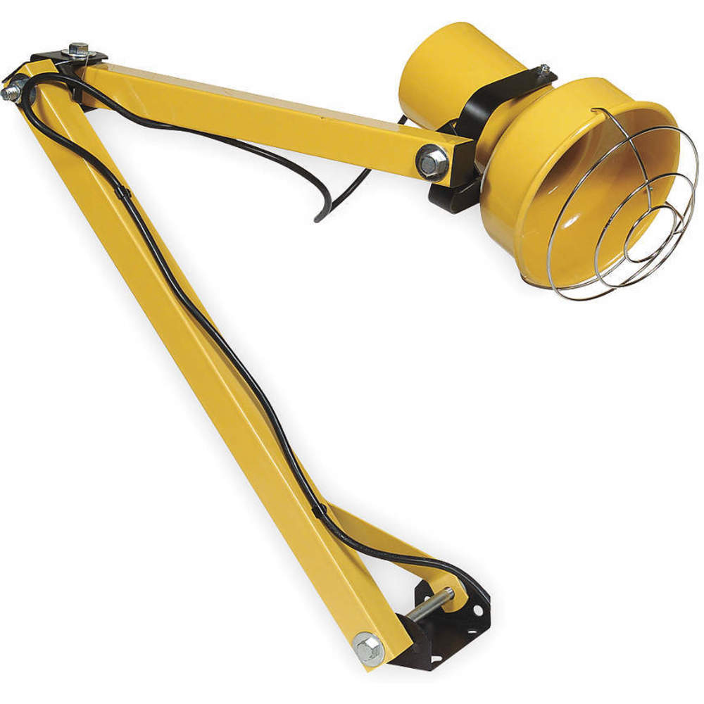 Dock Light, Bulb Dependent, 40 Inch Arm Reach, 150/300 Watt, 120 Vac, 10 Ft. Power Cord, 180 Deg.