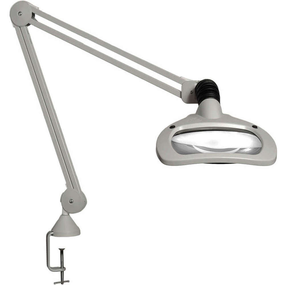 LUXO 18845LG Magnifier Light 6.75x 4.5in Led Grey 1.88x | AB6GBH 21EN79