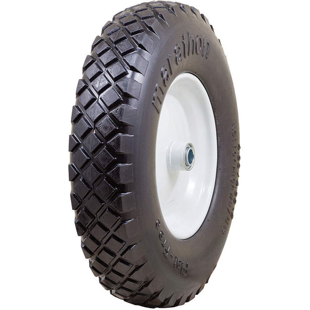 Flat Free Pu Wheel 4.80/4.00-8 450 Lb.