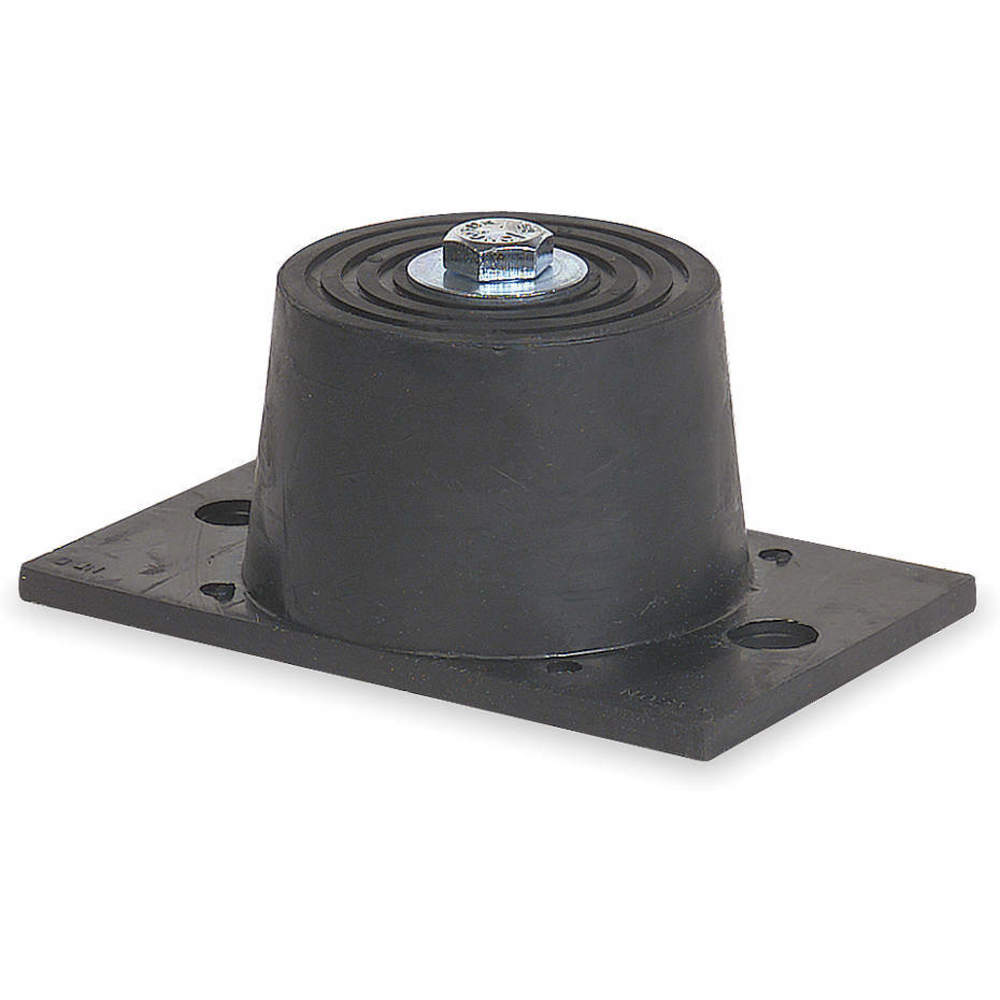 Floor-Mount Vibration Isolator, Neoprene, 4,300 lb Capacity, 2 3/4 in Height, 4 3/8 in Width