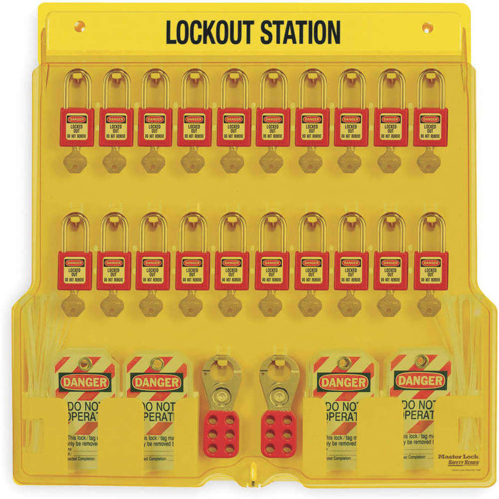 Lockout Station Filled 72 Components