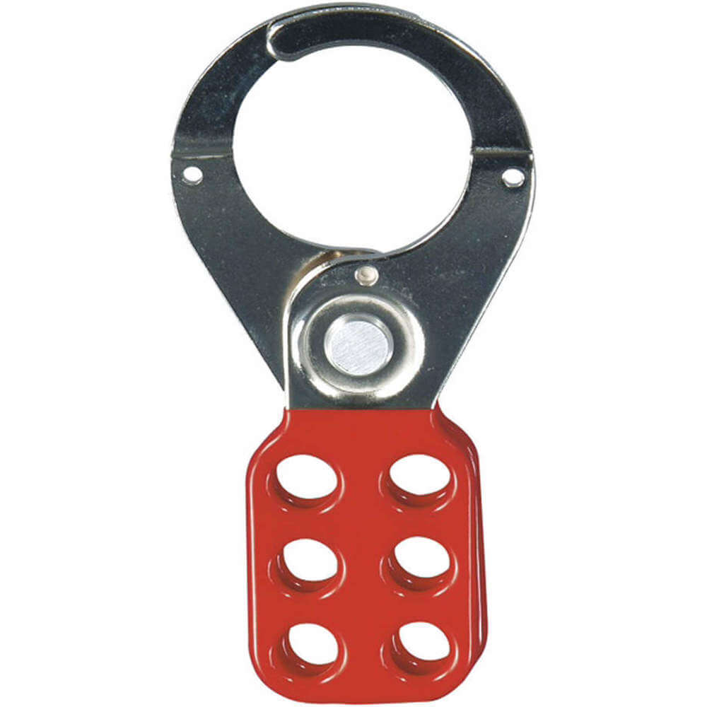 Lockout Hasp Snap-On Red Steel 5 Inch Length