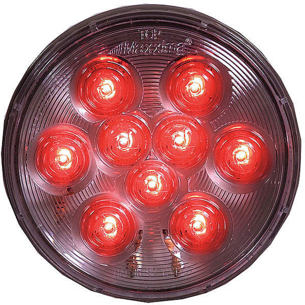 MAXXIMA AX40RCG-KIT Stop/tail/turn Light Led Red Round 4 Diameter | AD2WTL 3VNC8