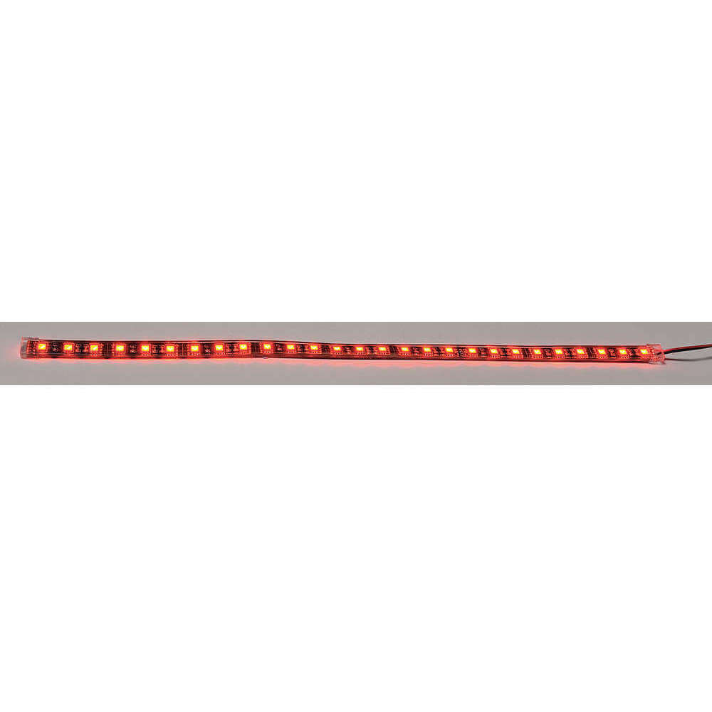 MAXXIMA MLS-1827R Strip Light Self Adhesive 18 Inch Red | AB6WMH 22N653