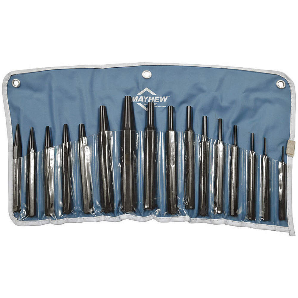 MAYHEW TOOLS 61341 Combination Punch Set 16 Pieces | AG9VAR 22KK65