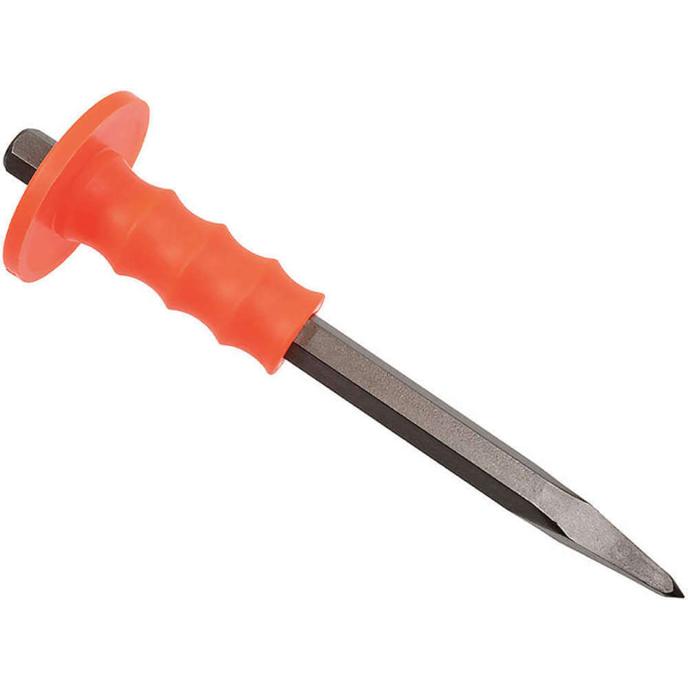 HandGuarded Bullpoint Chisel 12 Inch Length