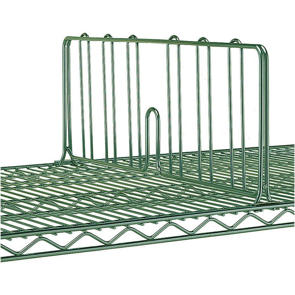 Shelf Divider 24 Inch Width Green