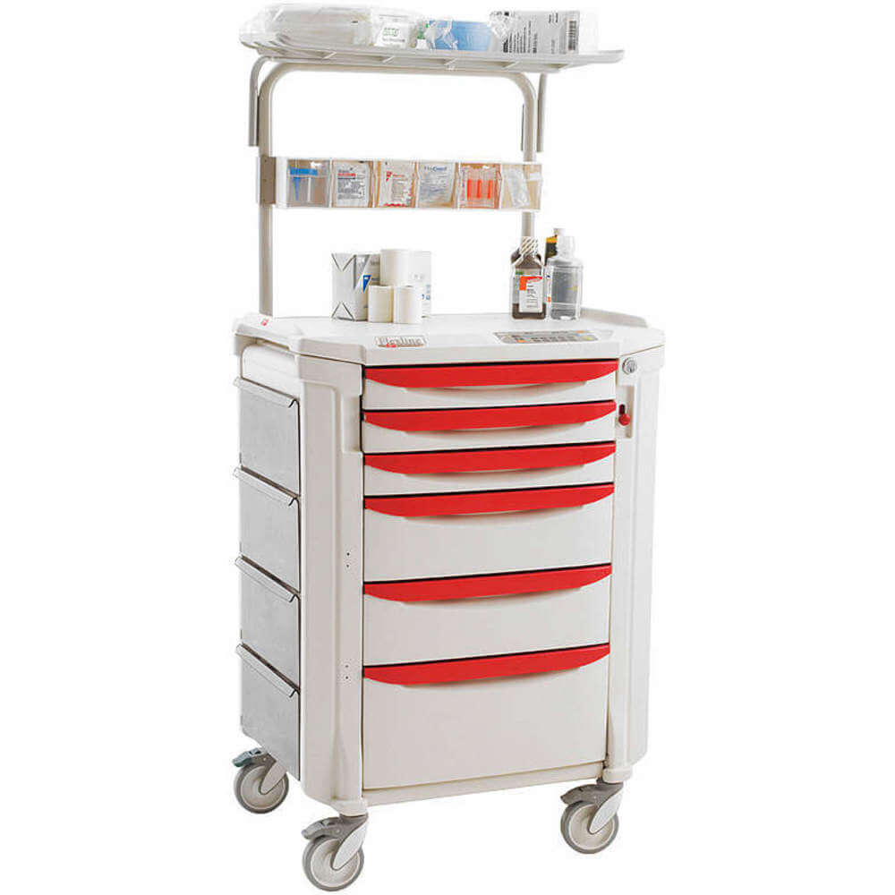 Critical Care Cart 69 15/16h x 22 3/8w
