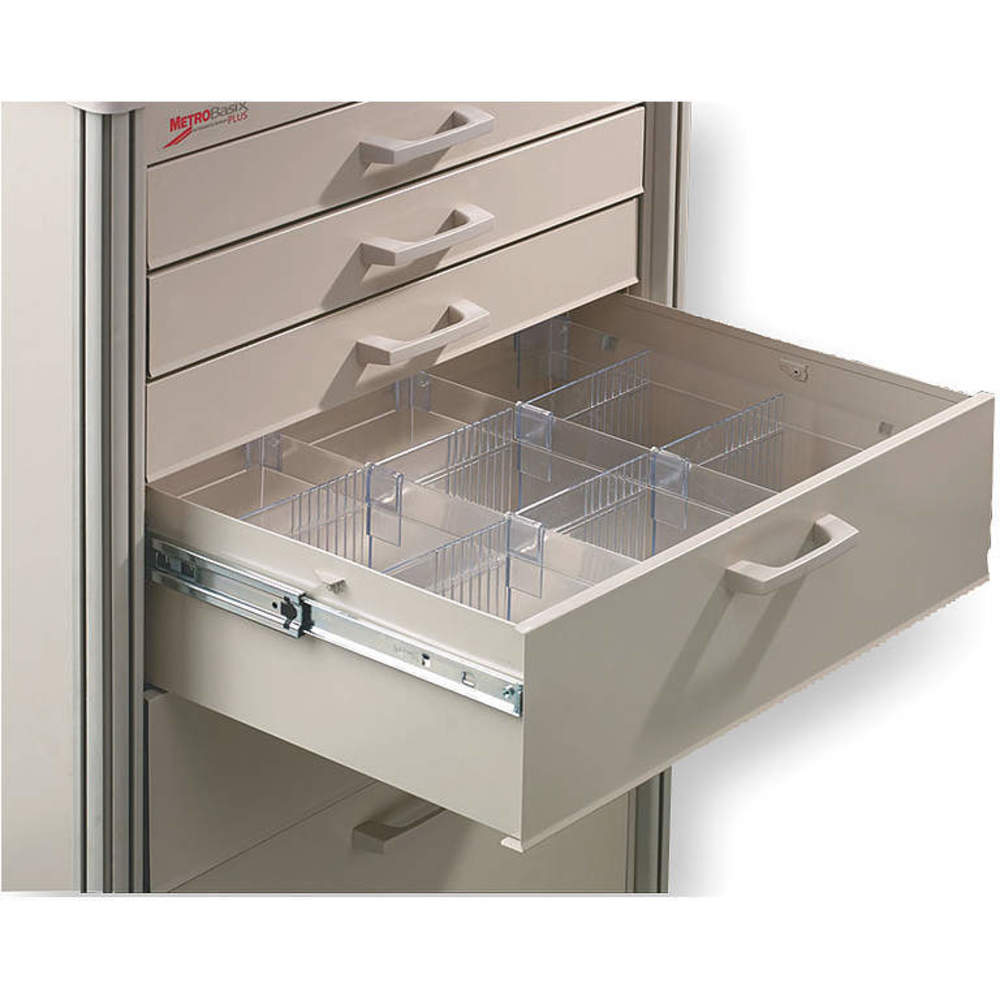 Drawer Divider Kit 5-1/2 Inch H Clear