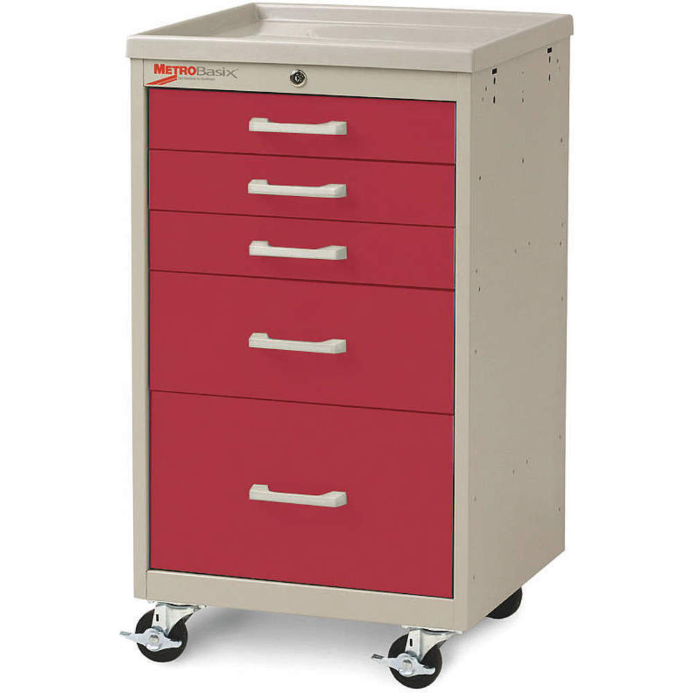 Compact Cart Steel/polymer Taupe/red
