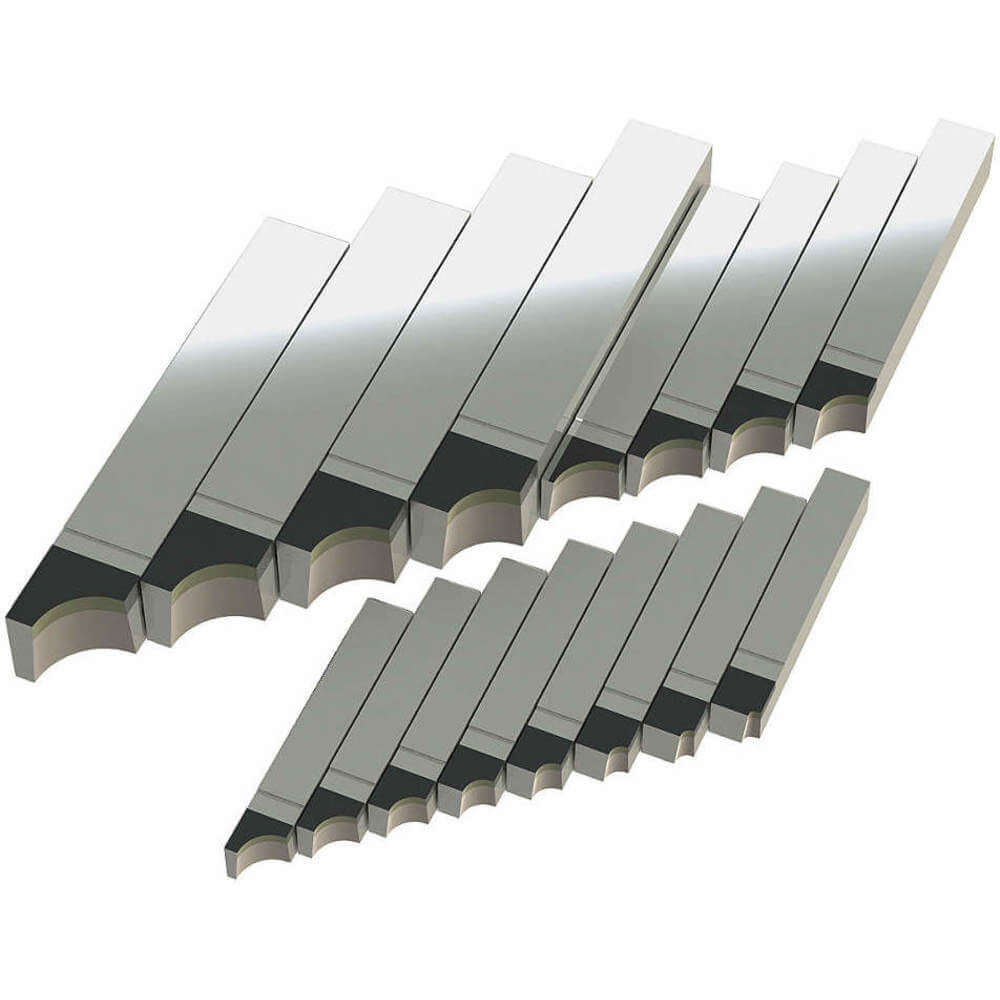 MICRO 100 RAD-24 Tool Bit Set Radius 1/32-1/2 32nds 16 Pc | AA8FHG 18D636