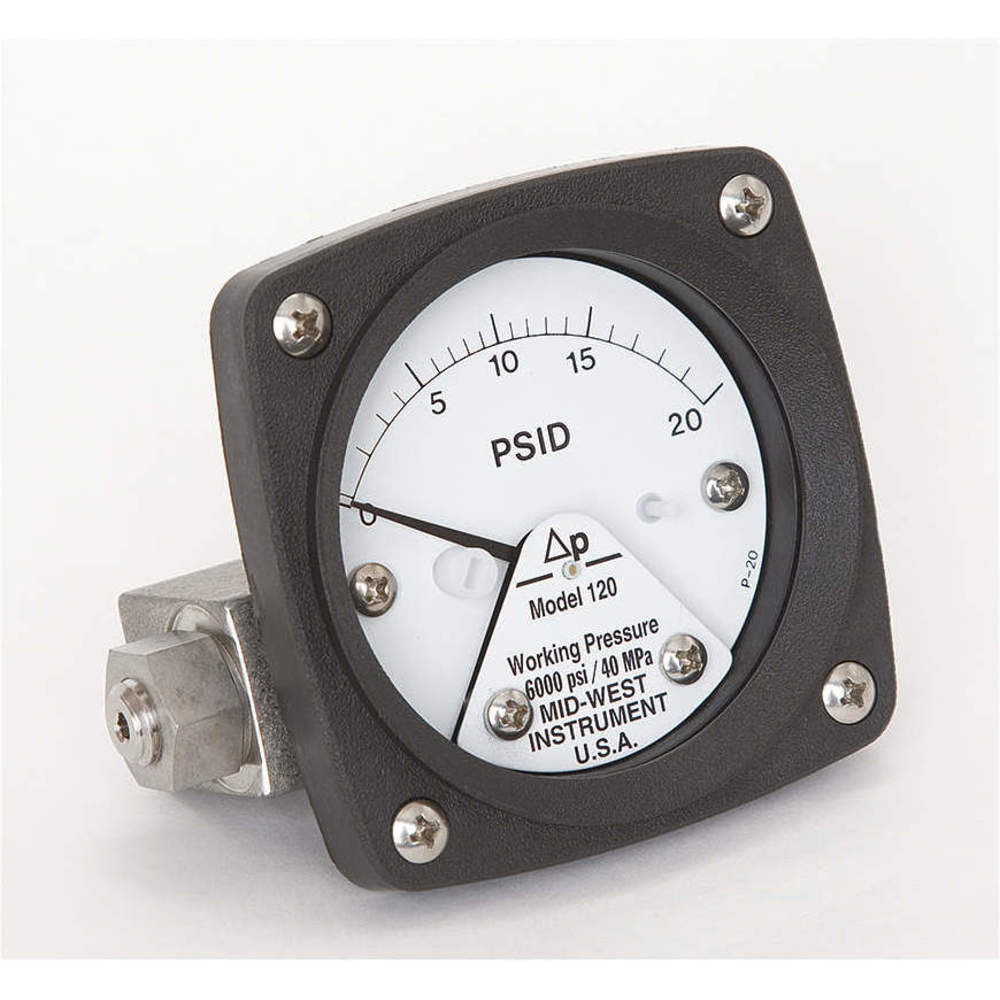 Differential Pressure Gauge 0 To 20 Psid