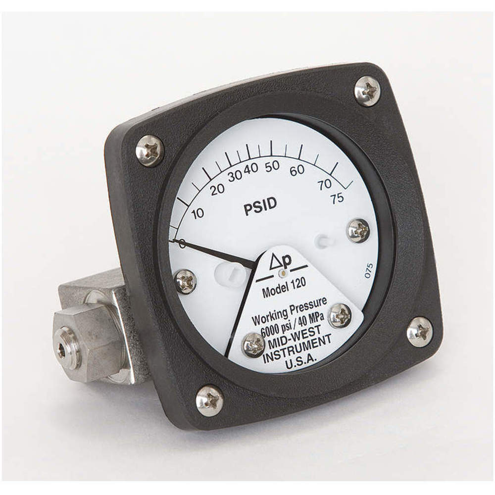 Differential Pressure Gauge 0 To 75 Psid