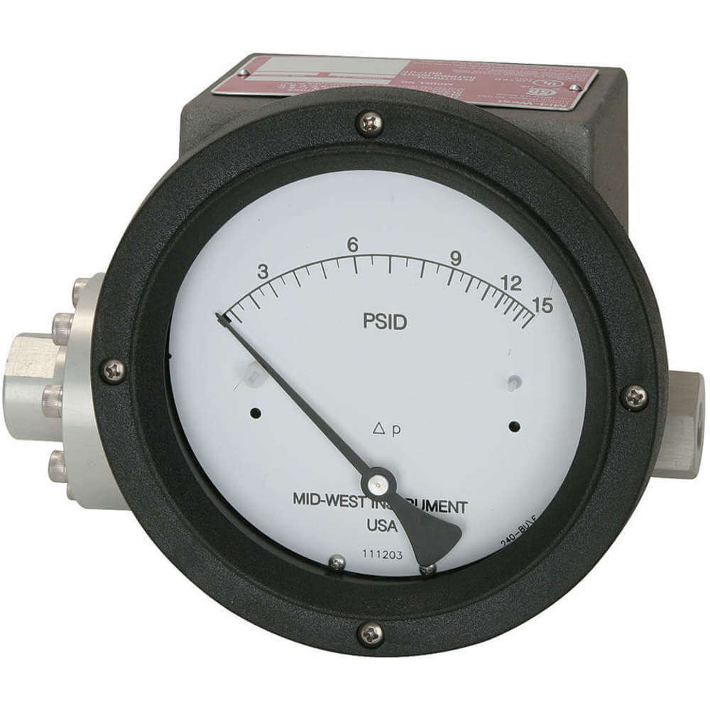 MIDWEST INSTRUMENTS Differential Pressure Gauges
